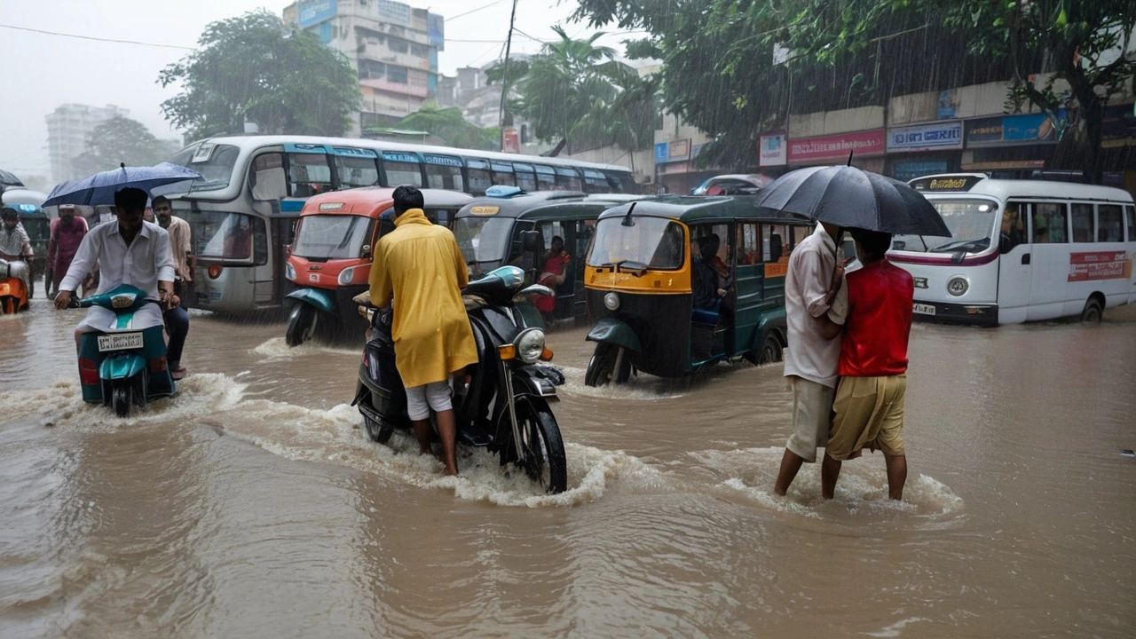 मुंबई में 12 घंटों में 100 मिमी बारिश: स्थानीय ट्रेन सेवाएं प्रभावित, उड़ानें डायवर्ट